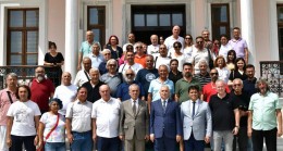 Mersinli gazeteciler Tekirdağ’da TGF heyeti Vali Yıldırım’ı ziyaret etti