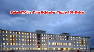 Barınma Sorunu Çözüldü, Kula MYO’ya Büyük İlgi