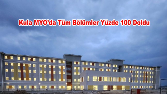 Barınma Sorunu Çözüldü, Kula MYO’ya Büyük İlgi