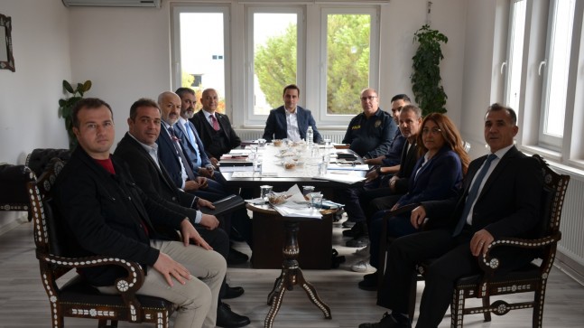 Kula Meslek Yüksekokulu’nda Güvenlik toplantısı yapıldı