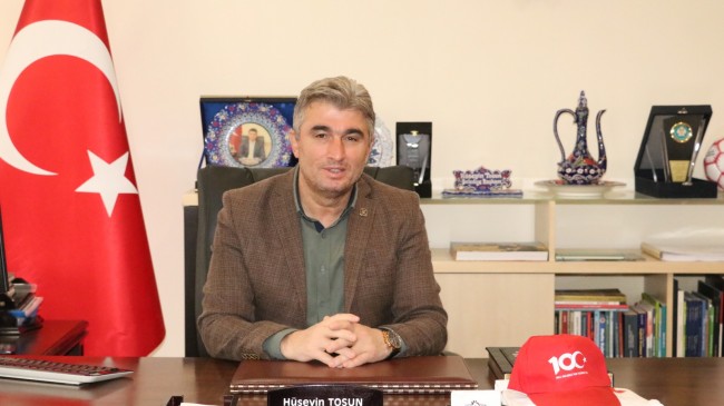 Başkan Tosun’dan Cumhuriyet Bayramı Kutlama Mesajı