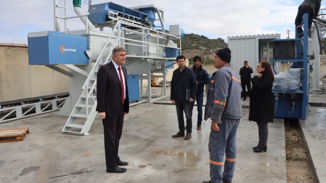 Taş parke üretim tesisi kuruluyor
