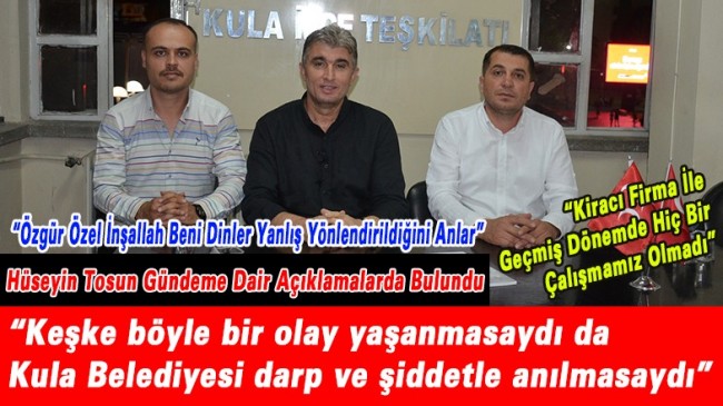 Sayın Özgür Özel Hatalı Konuşuyor