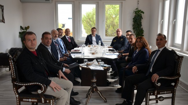 Kula Meslek Yüksekokulu’nda Güvenlik toplantısı yapıldı